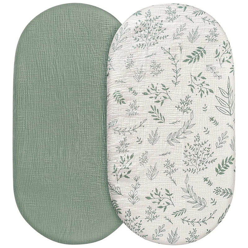 Muslin Bassinet Sheets for Bab - Baby Nursery Hamper 评论和价格