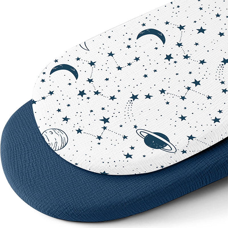 Muslin Bassinet Sheets for Bab - Baby Nursery Hamper 评论和价格